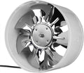 Ventilation Fan 4"/6"/7" Low Noise High Speed Inline Duct Bathroom Toilet Wall Ventilation Fan Booster Exhaust Blower Air Cooling Vent Access, White Ventilating Fan (6 inches by Unknown