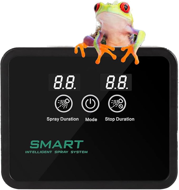 Reptile fogger Smart Spray System, Reptile Humidifiers Automatic with Timer, Reptile Mister with 360°Adjustable Misting Nozzles for Terrariums Amphibian Lizard Snake Frog Plants by Juilsioa