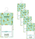 Hanging Moisture Absorber,Hanging Dehumidifier Bags for Closet,Bedroom and Kitchen,Fragrance Free-5 Packs,Moisture Absorb(Avocado) by Unknown