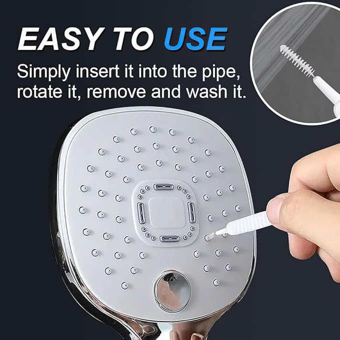 Upgrade Shower Head Cleaning Brush, Gap Hole Anti-Clogging Cleaning Brush, Shower Head Cleaner Picks Brush Tiny Cleaning Brush for Shower Head, Multifunction Shower Head Cleaning Brushes (30PCS) - Image 2
