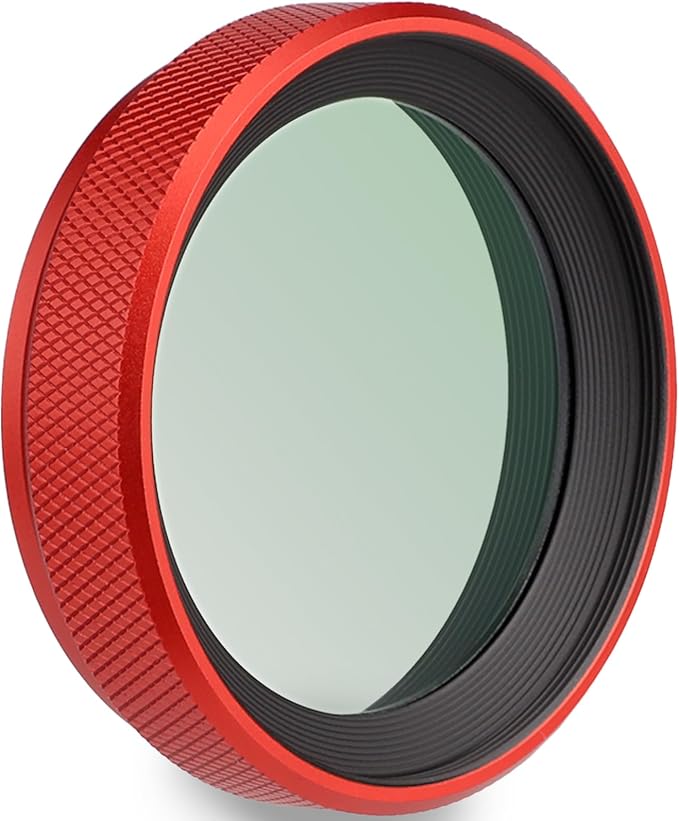 Haoge LUV-X54R Metal Lens Hood with MC UV Protection Multicoated Ultraviolet Lens Filter for Fujifilm X100VI Fuji X100V Camera Red by haoge
