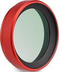 Haoge LUV-X54R Metal Lens Hood with MC UV Protection Multicoated Ultraviolet Lens Filter for Fujifilm X100VI Fuji X100V Camera Red by haoge