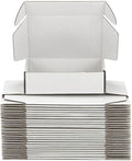 Small Shipping Boxes 6x6x3 Inch (25 Pack) - Sturdy White Corrugated Cardboard Boxes for Small Business, Ecommerce, Mailing & Packaging | Recyclable Gift & Storage Boxes by DUZCLI