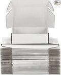 Small Shipping Boxes 10x8x3 Inch (25 Pack) - Sturdy White Corrugated Cardboard Boxes for Small Business, Ecommerce, Mailing & Packaging | Recyclable Gift & Storage Boxes by DUZCLI