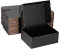 Small Shipping Boxes 9x6x4 Inch (25 Pack) - Sturdy Black Corrugated Cardboard Boxes for Small Business, Ecommerce, Mailing & Packaging | Recyclable Gift & Storage Boxes by DUZCLI