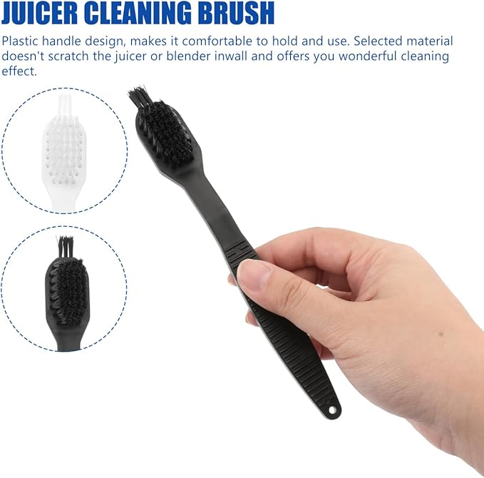 Juicer Cleaning Brush with Suction Handle Small Nylon Brush for Cleaning Juicer Machines Blenders and Kitchen Fruit Tools - Image 3