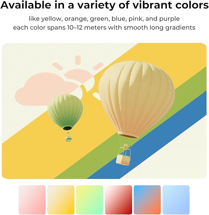 Creality PLA Filament 1.75mm Rainbow, 3D Printer Filament 1kg (2.2lbs) Spool, High Toughness & Warp-Free, Dimensional Precision ±0.03mm, Printing Filament for All FDM 3D Printers - Image 3
