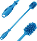 Silicone Bottle Cleaning Brush with Long Handle, Water Bottle Cleaner for Baby Bottles, Hydro Flask, Sports Bottle, Vase, Glassware, Perfect for Smaller Diameter Bottle Openings (Qty 1) by ddLUCK