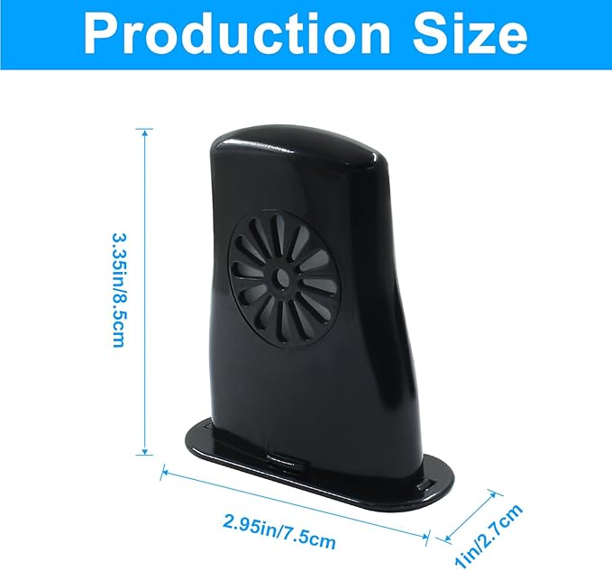 4 Pcs Acoustic Guitar Humidifier, Guitar Soundhole Humidifier for Prevent Cracking（Black） - Image 2