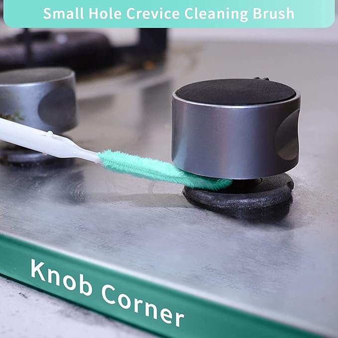 Small Cleaning Brushes for Small Spaces, Tiny Household Cleaning Supplies Tools, Mini Crevice Cleaning Brush Scrub Narrow Corner Nook Track Grooves Bathroom Kitchen Home Detailing, 16 Pcs - Image 6