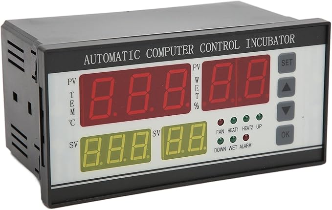 Egg Incubator Temperature Controller Thermostat, 110V Automatic Control System Egg Incubator Temperature Humidity Sensor Controller - Image 8
