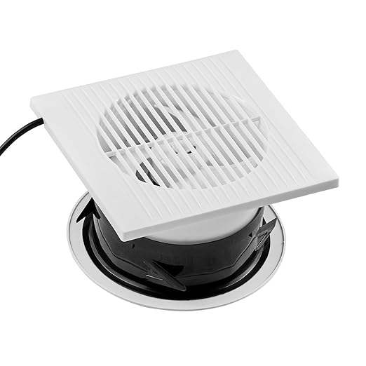 VEVOR Through-the-Wall Ventilation Fan， White Grille, 110 CFM, 6.8" Diameter Exhaust Fan Duct with 10-Inch Retractable Hose for Kitchen, Living & Laundry Room Workshop - Image 4
