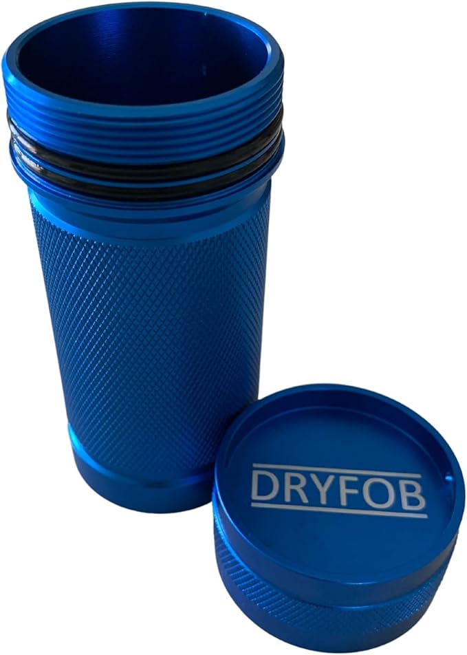 DRYFOB Waterproof PLB or Car Key Container, Case, Holder for Scuba Diving and Watersports, Rugged Aluminum, Rated to 1,200ft (365m) - Image 2