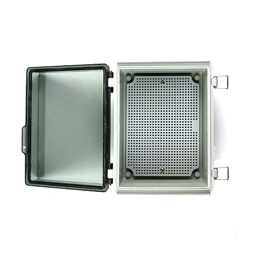 Sunnyglade ABS Plastic Dustproof Waterproof IP65 Junction Box Universal Durable Electrical Project Enclosure with Lock (6.7"x8.7"x4.3" CC) - Image 3