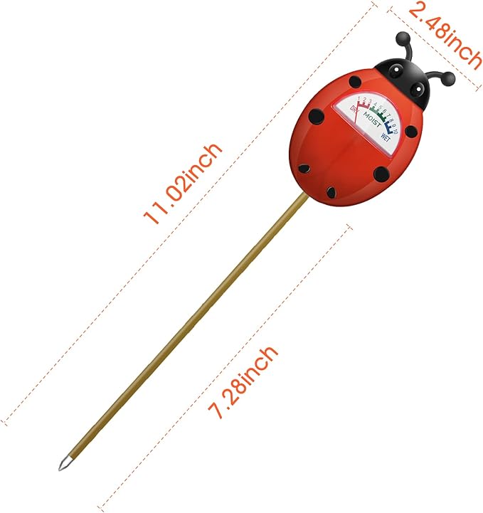 UNIWA Soil Moisture Meter, Plant Moisture Meter, Soil Hygrometer Sensor for Gardening, Farming, Indoor, and Outdoor Plants, Plant Water Monitor Gardening Gifts, No Batteries Required, 2-Pack - Image 6