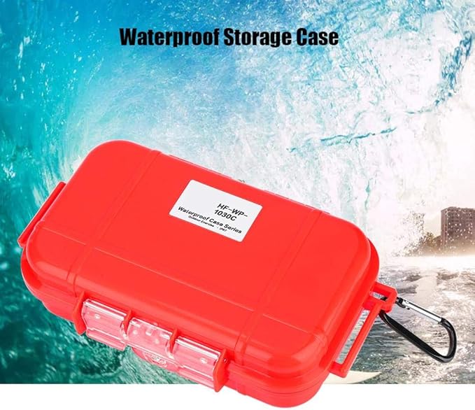 Tbest Waterproof Dry Box Airtight Outdoor Shockproof Storage Case Multipurpose Carry Box Container Inner Rubber Pad Detachable 4 Colors - Image 3