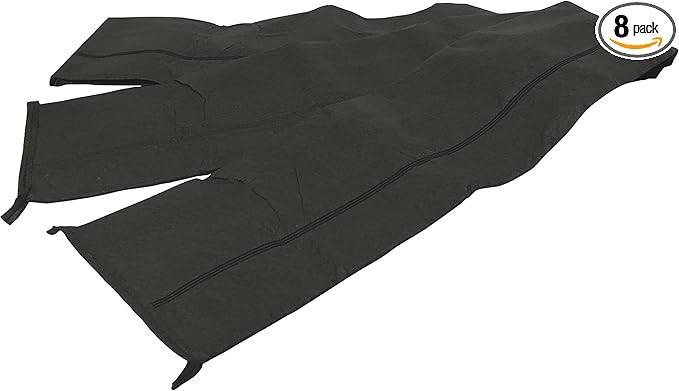 Quick Dam Water Activated 10ft Flood Barrier, Reusable Water Absorbers for Diverting Water, Protects from Rain, Spills, Leaks, Floods & More, - Pack of 8 by QuickDam