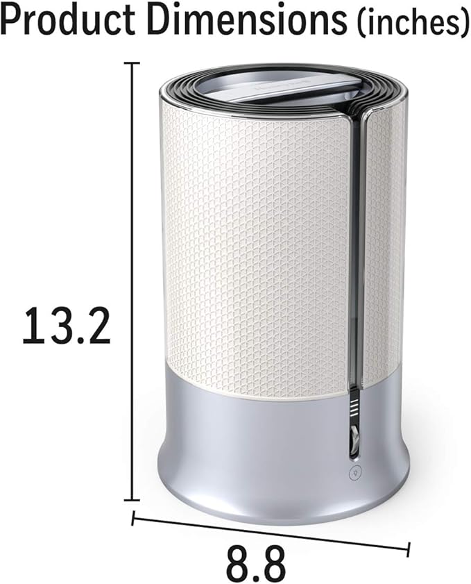 Honeywell Designer Series Cool Mist Humidifier, Room Humidifiers, White - Image 3