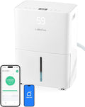 2500 Sq.Ft Dehumidifier for Home Basement 34 Pints Max - Smart WiFi Controlled Dehumidifier with Drain Hose Dry Clothes 24HR Timer 1.6L tank for RV Bedroom Bathroom Homelabs Office Large Room by Unknown