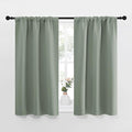 NICETOWN Window Curtains Blackout Drapes - Thermal Insulated Solid Rod Pocket Blackout Curtains/Draperies for Living Room (Sage Green, One Pair, 34 by 40-Inch) by NICETOWN