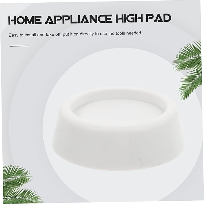 TEHAUX 4 Pcs Anti-Skid Refrigerator Foot Mats Shockproof Heightening Pads for Appliances Moisture-Proof Furniture Protectors for Home Use - Image 3