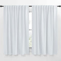 NICETOWN Living Room Darkening Curtain Drapes - (Cloud Grey Color) W70 x L63, Set of 2, Room Darkening Window Treatment Drapery Panels by NICETOWN