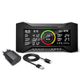 8-in-1 Air Quality Monitor Indoor, CF-20 Portable Air Quality Tester CO2 Monitor (PM2.5, PM10, CO2, VOC, Formaldehyde, Humidity, Temp) 2600mAh Long-Lasting Battery Sleep-Friendly Display by Simbow