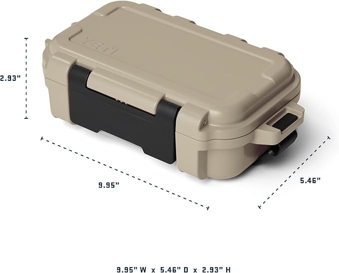 YETI LoadOut GoBox 1 Divided Waterproof Cargo Case, Dry Box, Camera Case, Fishing Tackle Box, Black - Image 4