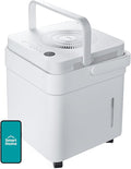 Midea Cube 35 Pint Dehumidifier for Basement and Rooms at Home for up to 3,500 Sq. Ft., Smart Control, Compatible with Alexa (White), Drain Hose Included by Makeyourselfathome