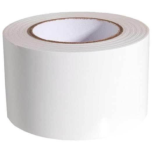 White Vapor Barrier Tape, 3 Inch x 180 Feet Moisture Barrier Seal Tape for Crawlspaces, Insulation Repairs, Underlayment Seams - Image 7