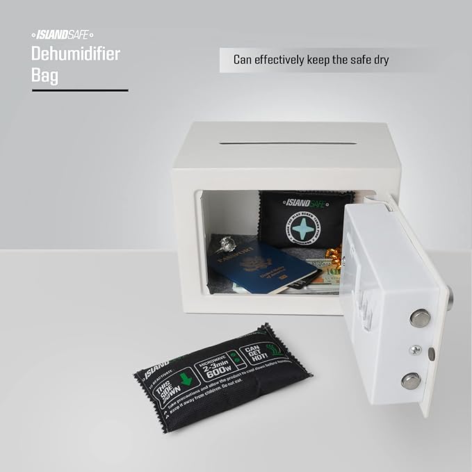 Rechargeable Safe Dehumidifier Bag 100g, Microwave Fast Reactivated Desiccant, Moisture Absorbing Packet for Safes, Cabinets, Home Closets, Car, Black (1, 5x3.5inch) - Image 3