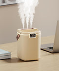 Air Humidifier for Bedroom with Three Spray, 2L Quiet Cool Mist Humidifier for Plants Dorm Room Office Home Car Personal Humidificador with Top Water Inlet & 4 Mist Modes & Night Light by Plilogo