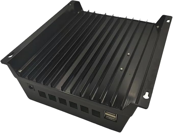 100A MPPT Solar Charge Controller, 12/24/36/48V, LCD Display, Dual USB, Black - Image 6