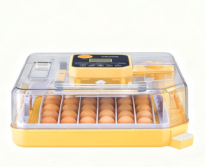 VEVOR 48 Egg Incubator, Automatic Egg Turner with LED Candler, Temperature Display & Auto Humidity Control, 360° View Clear Window, Poultry Eggs Incubator for Hatching Chicks Ducks Goose Quail - Image 10