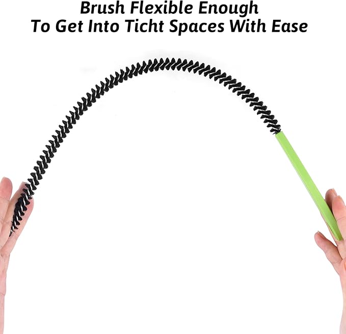 Sewer Drain Brush, Drain Clog Remover, 19.8inch Flexible Long Pipe Snake Hair Clogs Catcher Cleaner Tool for Toilet, Kitchen Sink, Sewer Drain, Bathroom Tub - Image 2