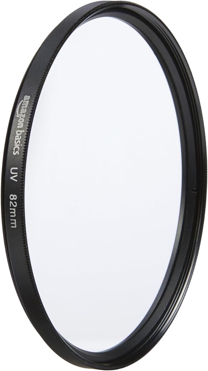 Amazon Basics UV Protection Camera Lens Filter, Scratch Resistant, Photography Filter, 82mm by AmazonBasics