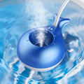 Portable Small Humidifier Dual Nozzle - Large Cool Mist Humidifiers Double Spray Ports, Water Shortage Protection, Ultra-Quiet, Mini Humidifier for Bedroom Plants Office Car Travel (Whale Tankless) by KAIMRED
