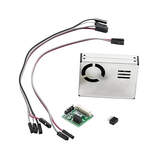 Precision Air Quality Monitoring Dust Sensor Module PM2.5 PM10 Digital Particle Concentration Sensor PMS7003M with G7 Switch Board Cable for Arduino by BestParts
