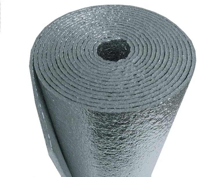 R-8 HVAC Duct Wrap Insulation Reflective 2 Sided Foam Core 4' x 25' (100 Sq Ft) - Image 2