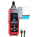 Humidity and Temperature Meter Data Logger Digital Psychrometer HVAC, Wet Bulb Thermometer Record 4000pcs Data and Export, Large LCD Humidity Tester Dew Point Meter with Indicator and Buzzer Alarm by DANOPLUS