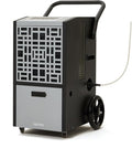 105-Pint Commercial Dehumidifier for Basements & Industrial Spaces – Built-In Pump, Drain Hose, Continuous Operation, 2-Speed Fan, 8000 Sq Ft Coverage, ETL Certified by DapperSupply