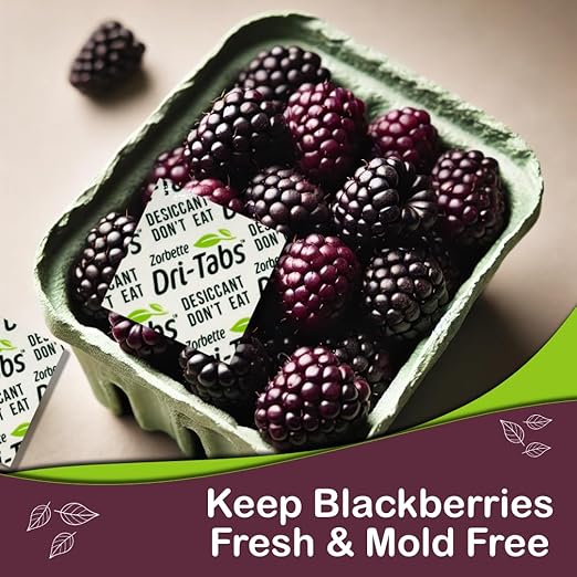 Dri-Tabs | Food-Safe Moisture Absorbers – Keep Fruits, Veggies, Snacks, Bread & More Fresher, Longer! Eco-Friendly, Plant Based Desiccant That Replaces Silica Gel Packets - 75pk (Magenta) - Image 8