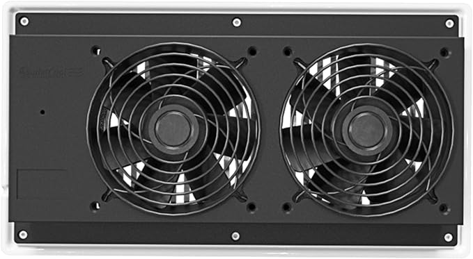 Quietcool Register Booster Fan for 6" x 12" Registers - Smart App Control - Quiet Vent Fan with Auto Thermostat - 10 Speeds - Image 5