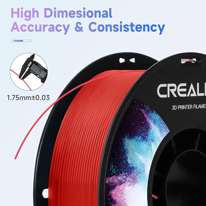 Official Creality TPU Filament, Flexible 3D Printer Filament 1.75mm, 95A Shore High Hardness & Resilience, Dimensional Accuracy +/- 0.03 mm for Most FDM 3D Printers - Image 3