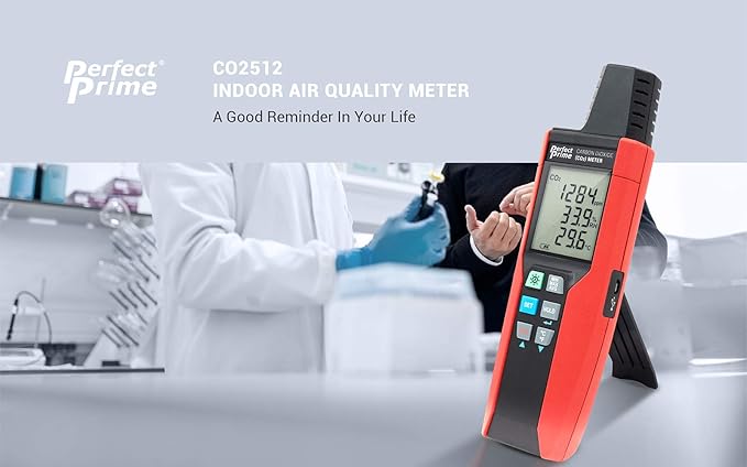 PerfectPrime CO2512, High Concentrate (30,000 ppm) Indoor Air Quality Meter USB CO2 CARBON DIOXIDE Air Temperature Humidity DataLogger - Image 7