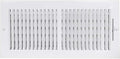 EZ-FLO 14 x 6 Inch (Duct Opening) Air Vent Cover for Wall or Ceiling, Two-Way Ventilation Register, Solid Steel HVAC Register Cover, White, 61613 by EZ-FLO