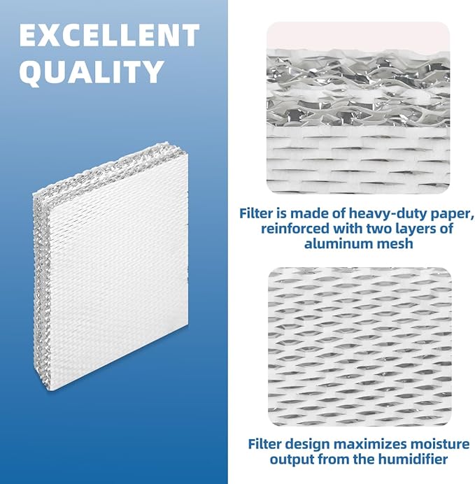 45 Water Panel Humidifier Filter Replacement Evaporator Compatible with Aprilaire H445EZ1A 4788 Maintenance Kit Filter or 400 400A 400M 400KZ 400MKZ Part #45 Pack of 2 - Image 5