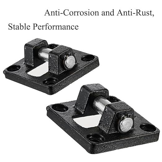 TopHomer Air Cylinder Base Connection Fitting Cylinder Fixing Base Standard Type Pneumatic Part Foot Flange CB50 for Pneumatic SC50 Cylinder(CB50) - Image 3