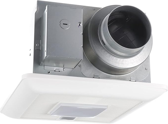 Panasonic WhisperSense Ceiling Mount Bathroom Exhaust Fan with LED Light, Motion & Humidity Sensors, 50-80-110 CFM, FV-0511VQCL1 by Panasonic