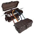 Flemoon [2 Pack] Outdoor Electrical Box Waterproof, Medium Weatherproof Electrical Box (11.5x5.2x4 inch) w/6 Cable Entry Ports, Extension Cord Cover for Power Strip, Timer, Plug, Holiday Light, Brown by FLEMOON